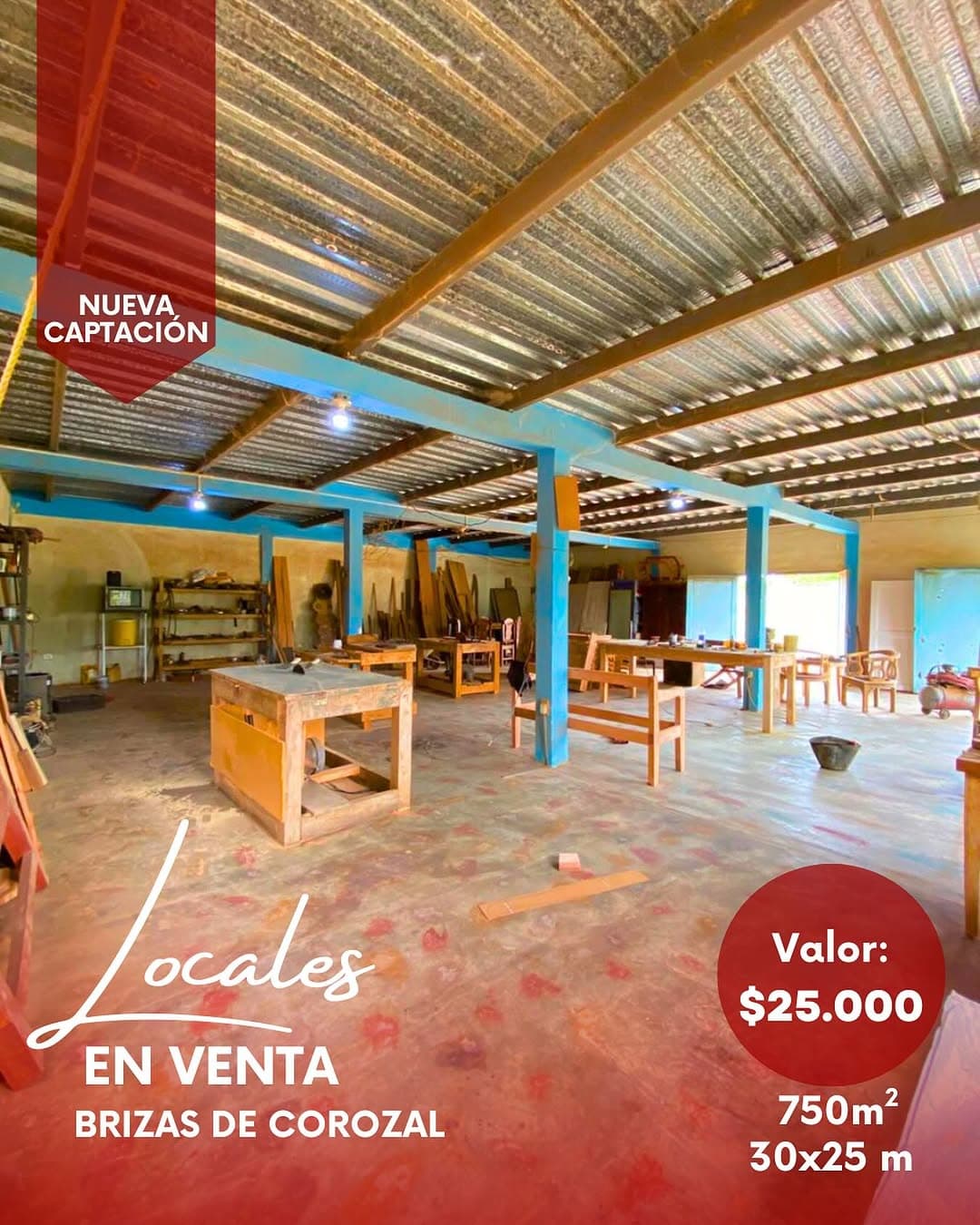 Venta de 4 locales comerciales en Brisas de Corozal, Barinas