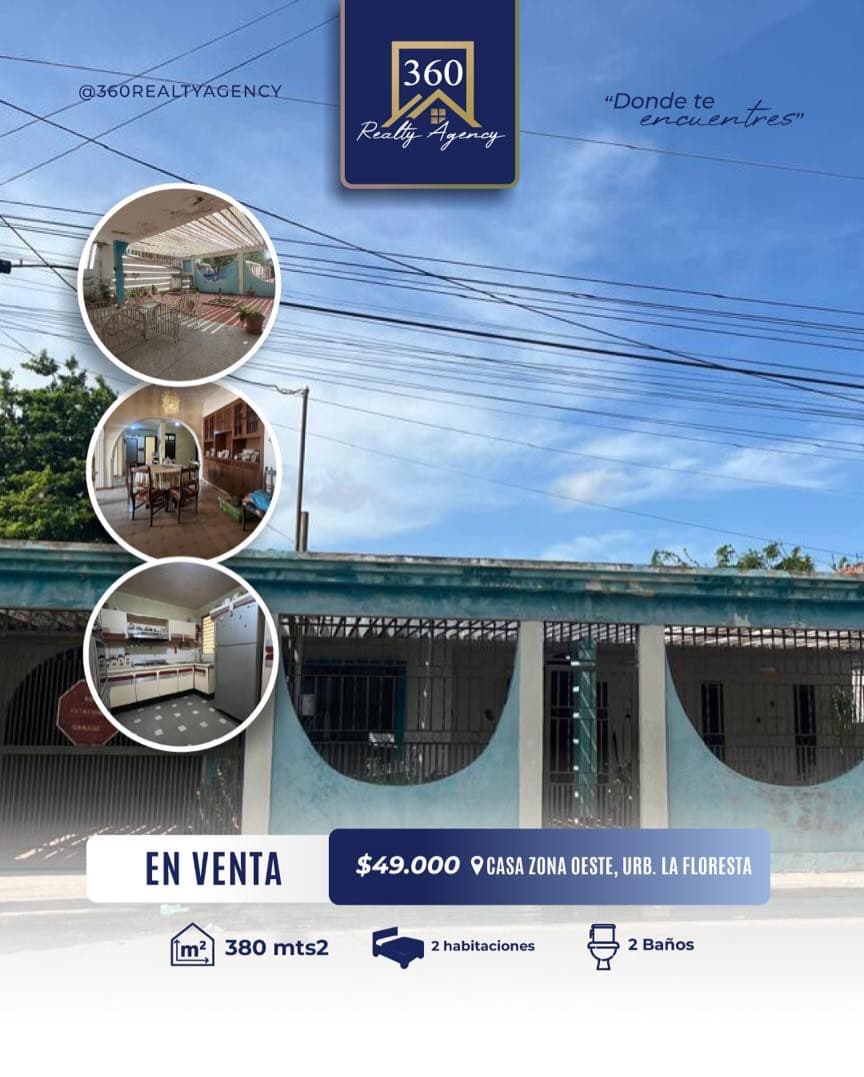 Casa en venta en Urb. La Floresta, Zona Oeste