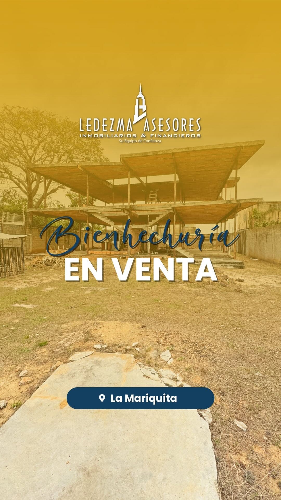 Bienhechuría en obra gris en La Mariquita, Ciudad Bolívar - Imagen 1