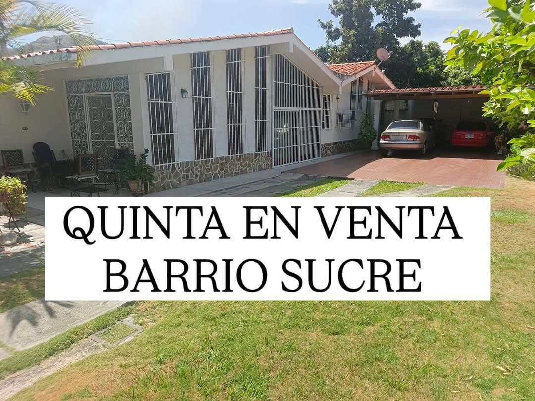 Casa quinta en venta, Barrio Sucre, Maracay, Aragua