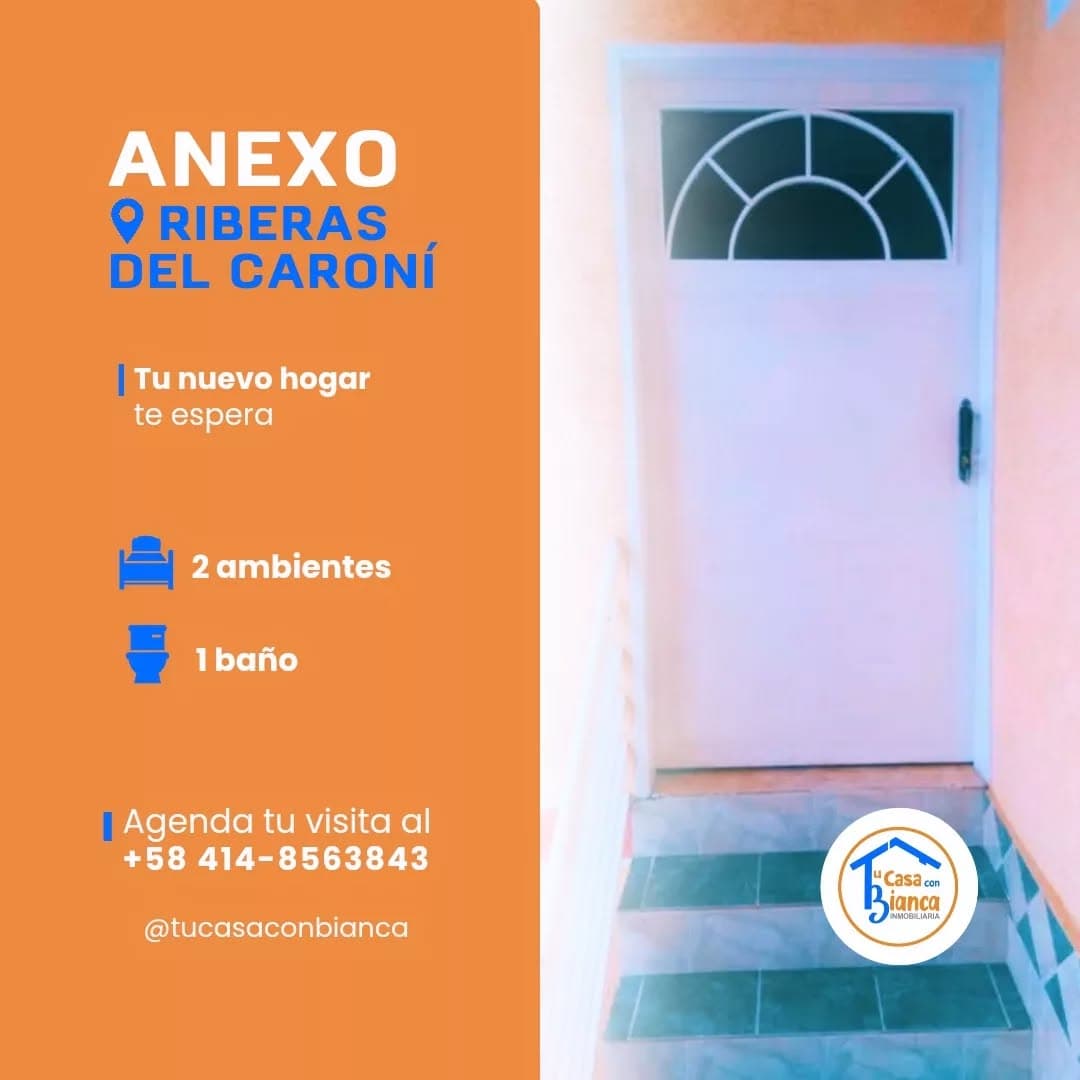 Anexo independiente en alquiler en Riberas del Caroní - Imagen 1