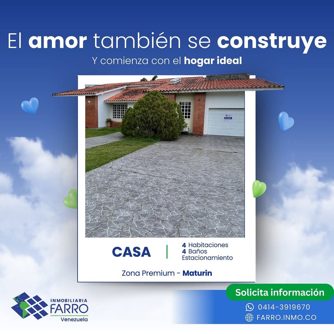 Casa en venta, zona premium de Maturín - Imagen 1