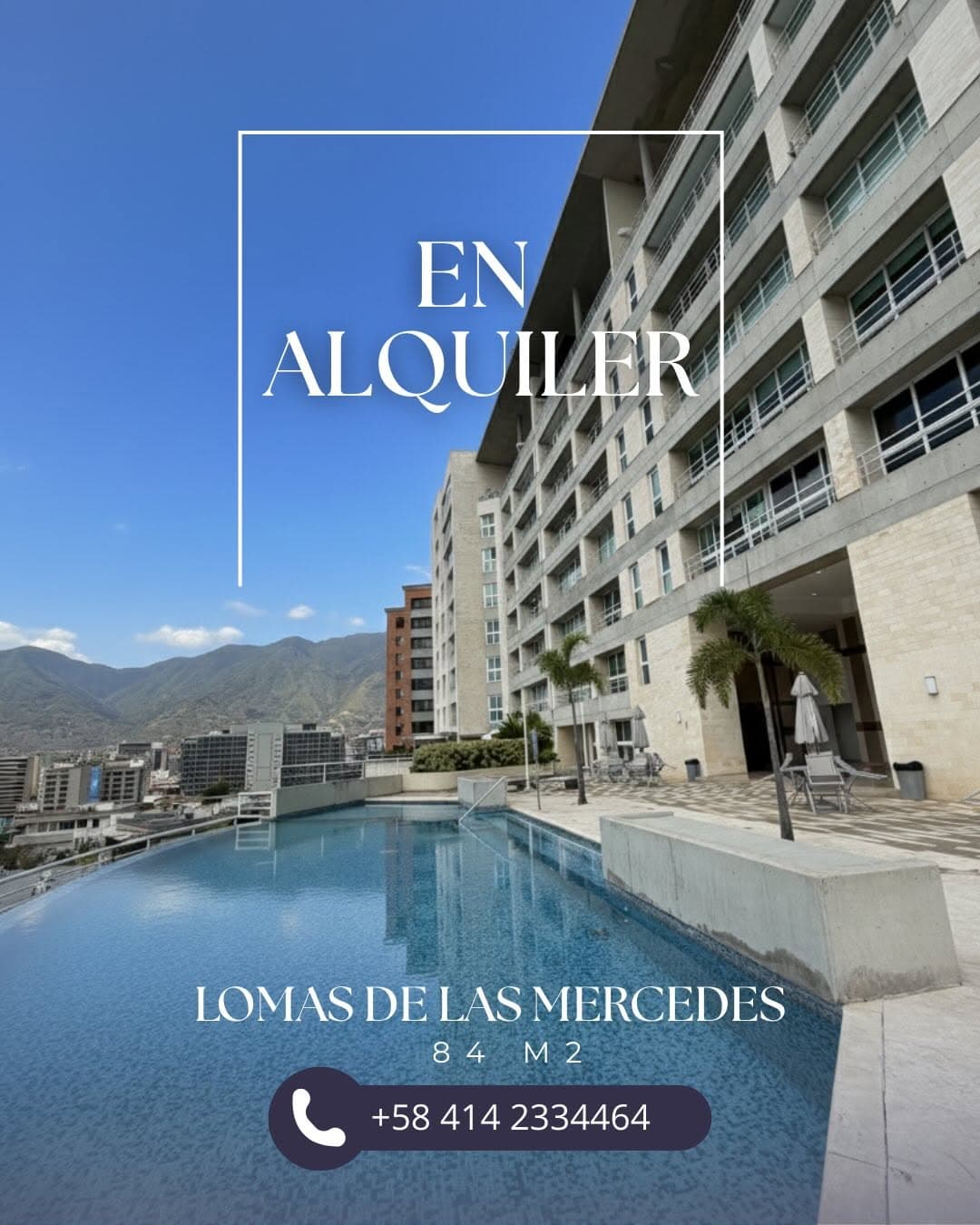 Apartamento moderno en alquiler en Lomas de Las Mercedes, Caracas - Imagen 1
