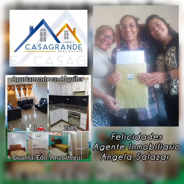 Arrendamiento de apartamento en Guanta - Imagen 1