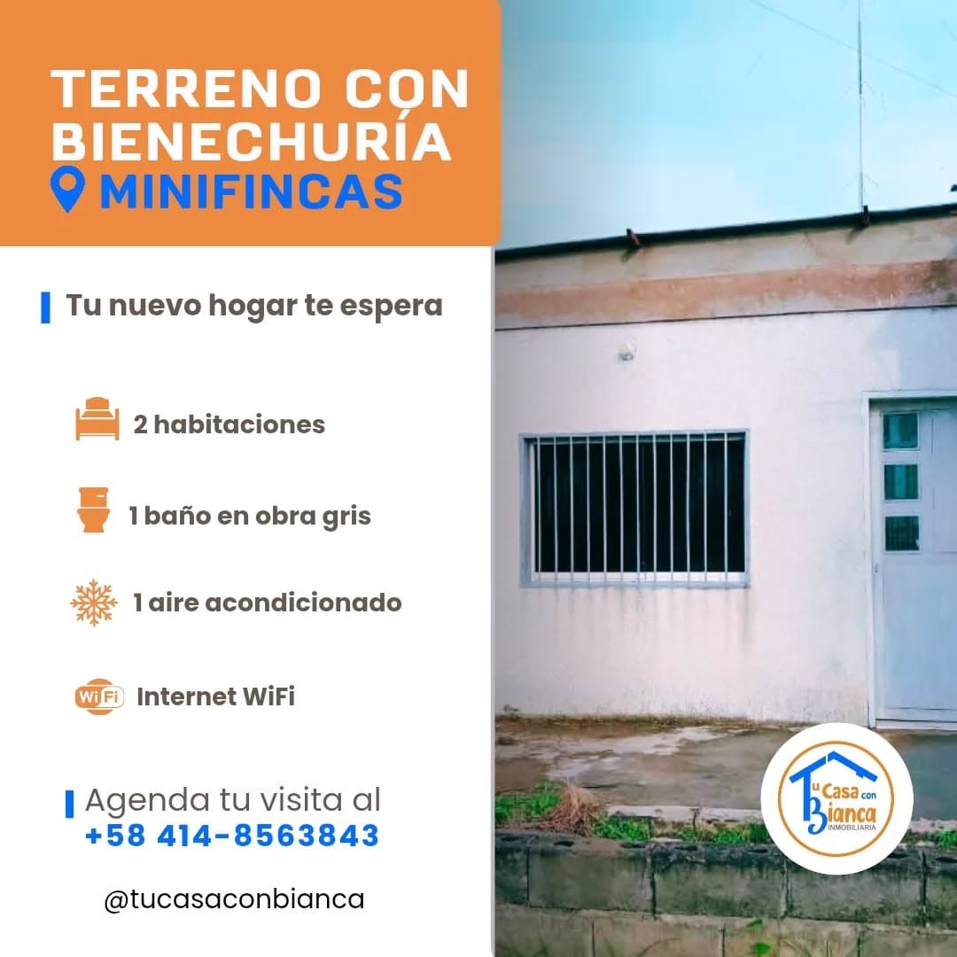 Casa con terreno en Minifinca, Puerto Ordaz - Imagen 1