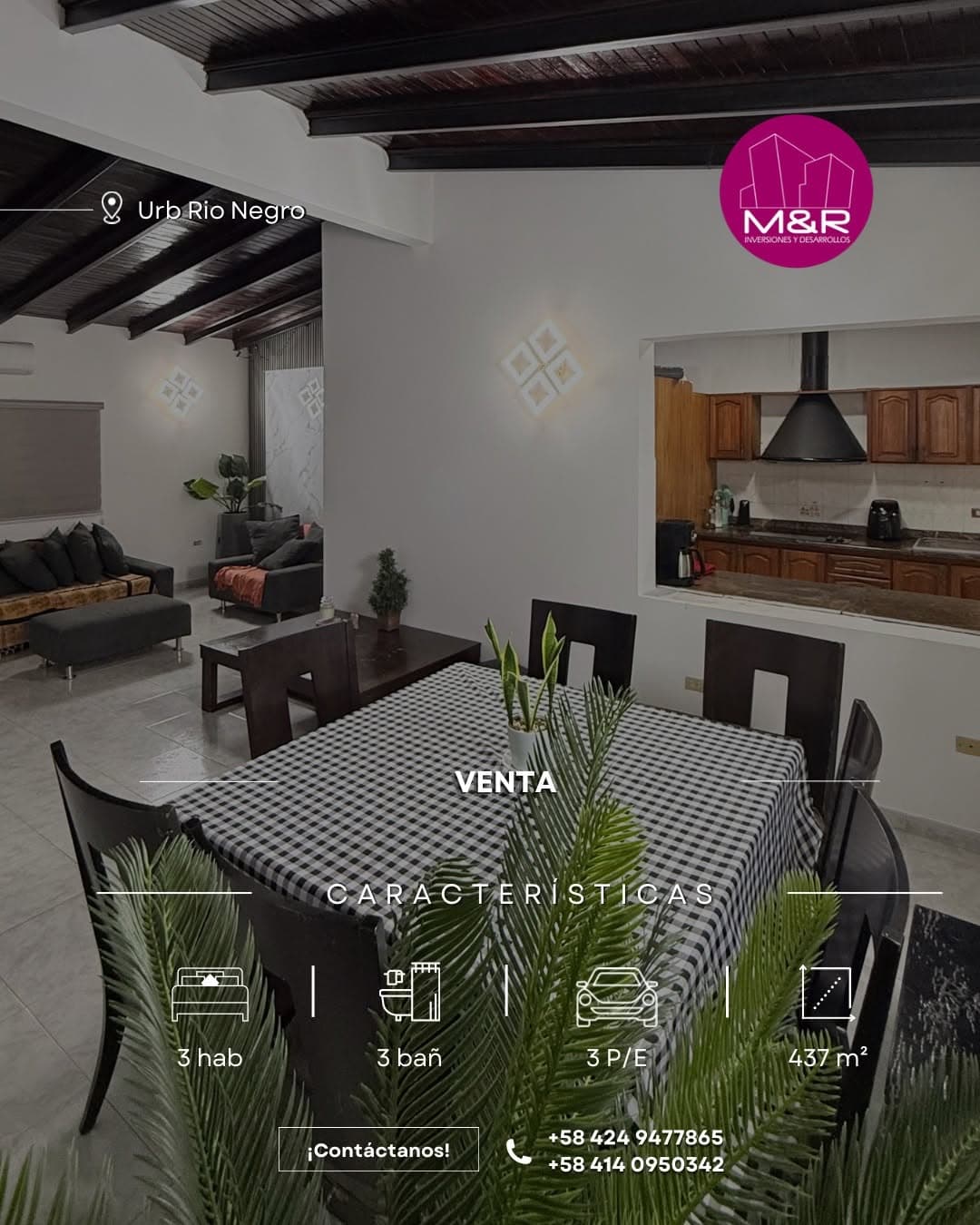 Casa de esquina en venta, Urb. Río Negro, Puerto Ordaz - Imagen 1