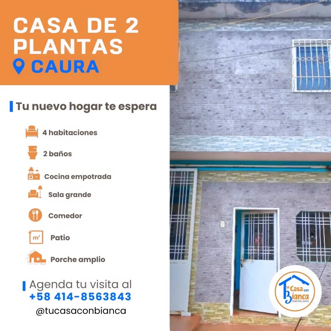 Casa de 2 plantas en Caura, 4 habitaciones - Imagen 1