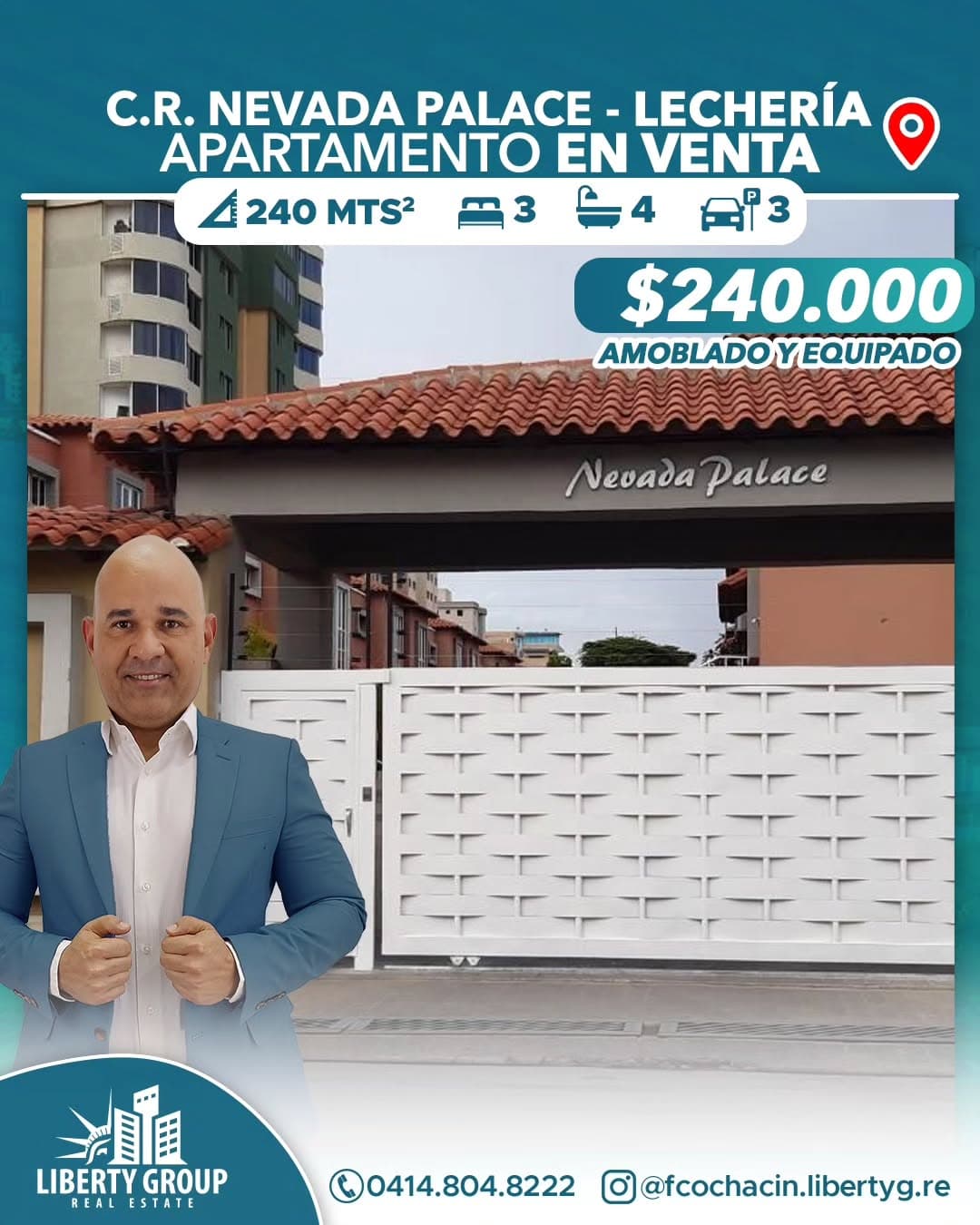 Casa amoblada en venta, Nevada Palace, Lecherรญa - Imagen 1