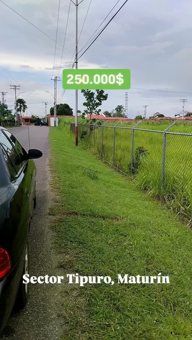 Parcela en venta en Tipuro, Maturín
